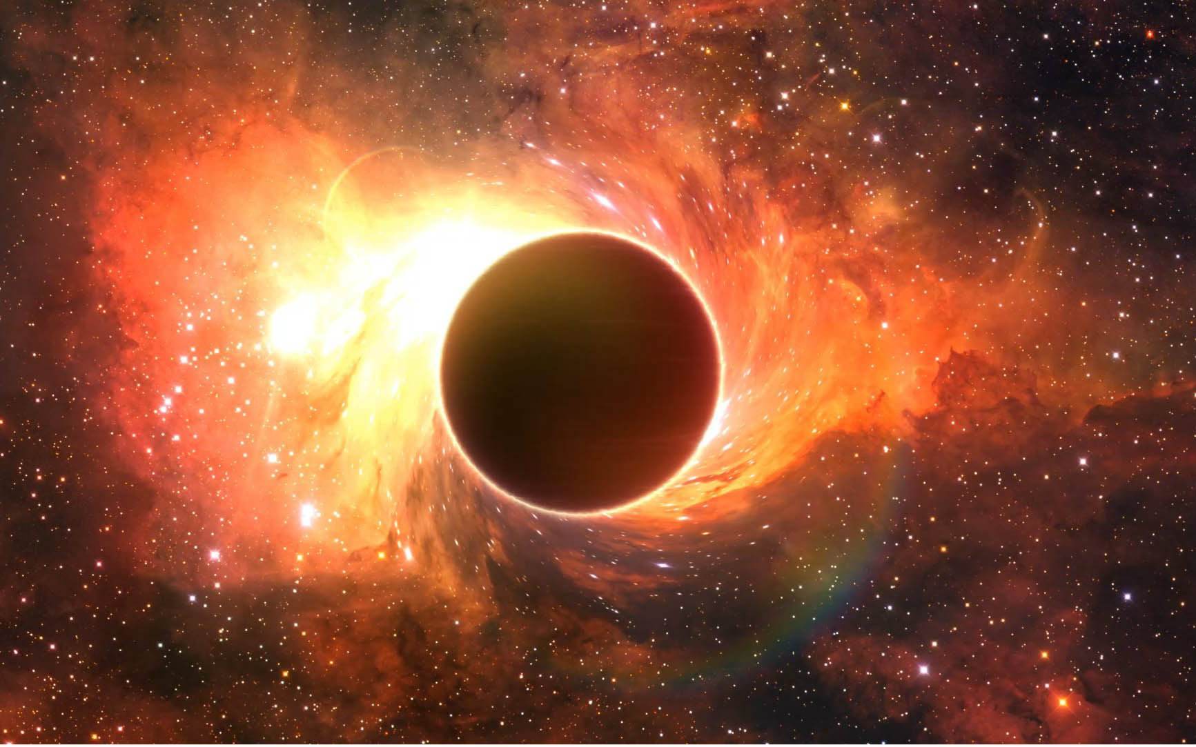 人类进入黑洞后，可能会进入另一世界（宇宙虫洞）